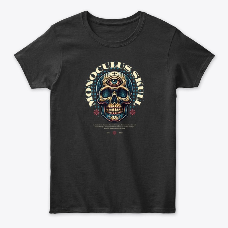 Monoculus Skull Creepy Eyeball Halloween
