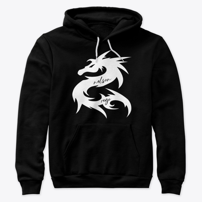 002W NELSON DRAGON LOGO - WHITE