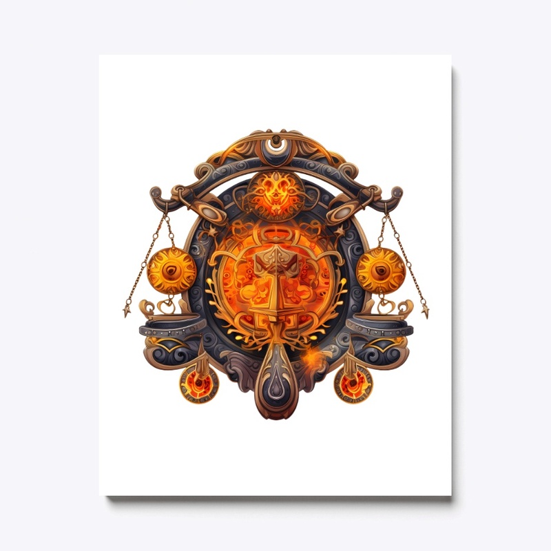 LIBRA-4 Zodiac Horoscope Signs Design