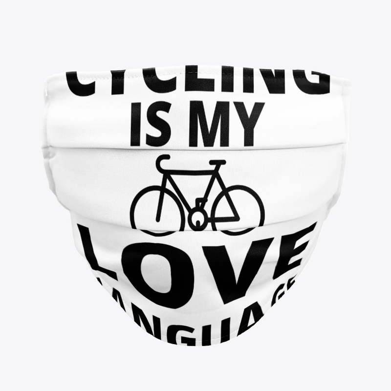Cycling is my love language funny bicycl