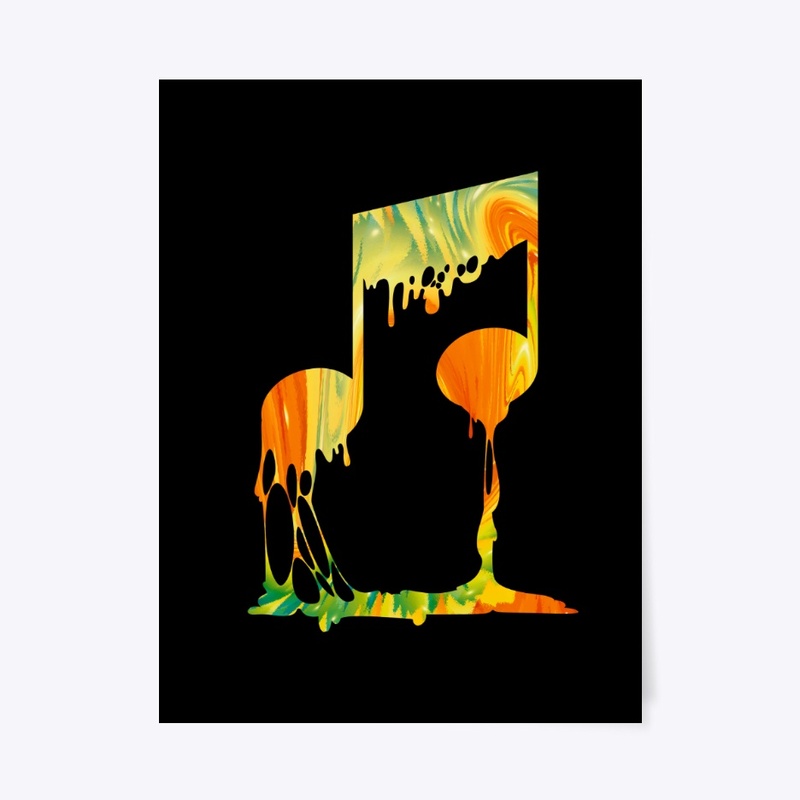 Melting Music Note