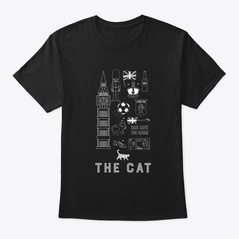 The Cat Design | England Cat Tee