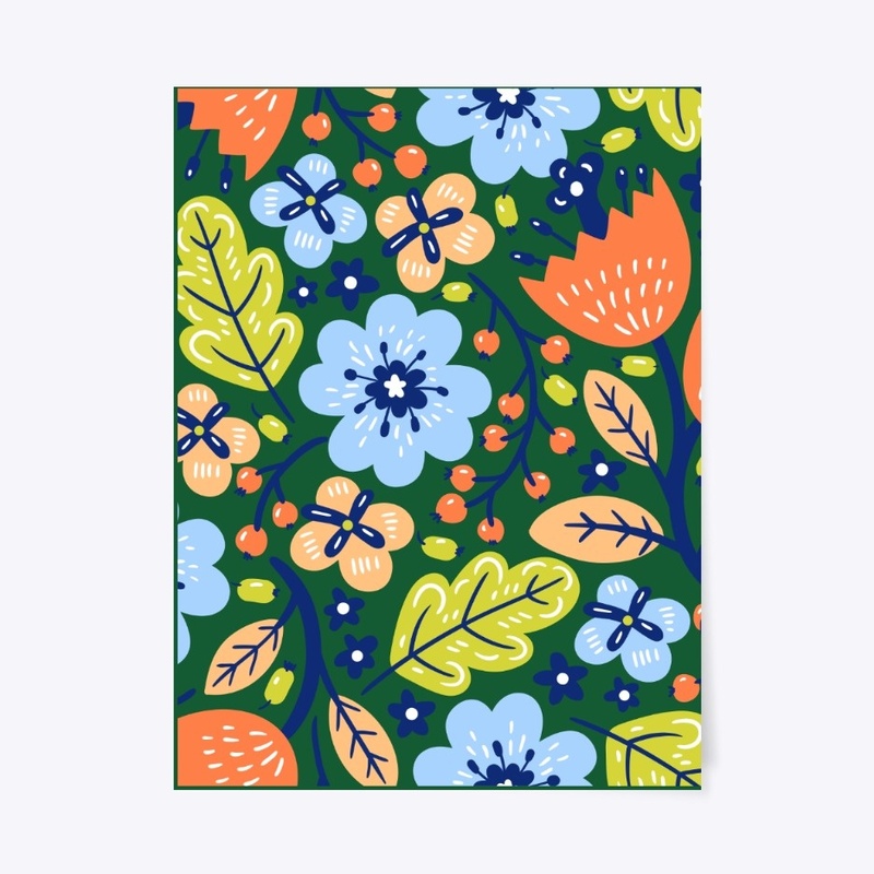 Flower pattern design