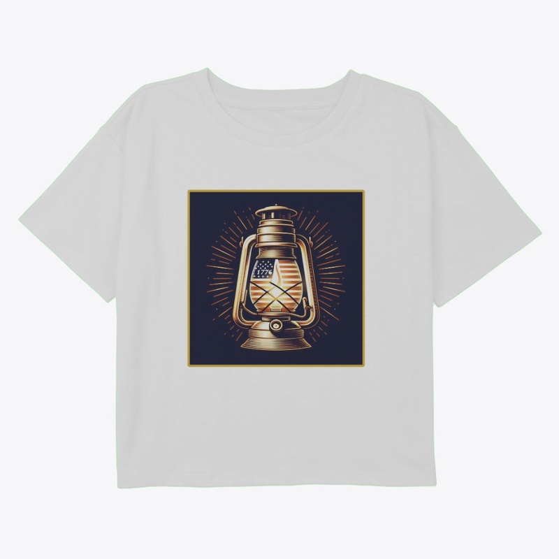 Lantern Flag 1776 July 4th Tee