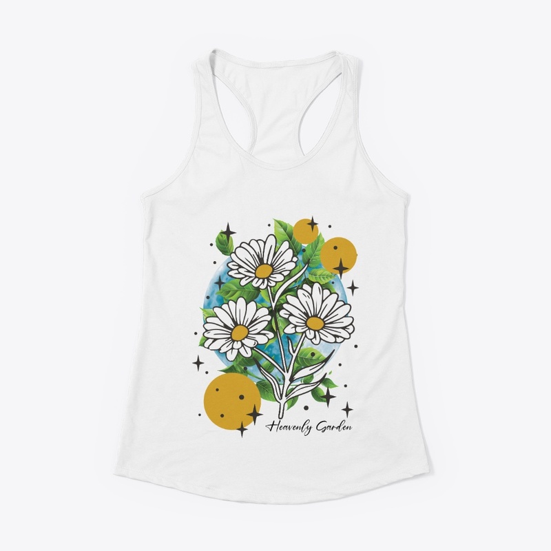 Heavenly Garden White Shirts