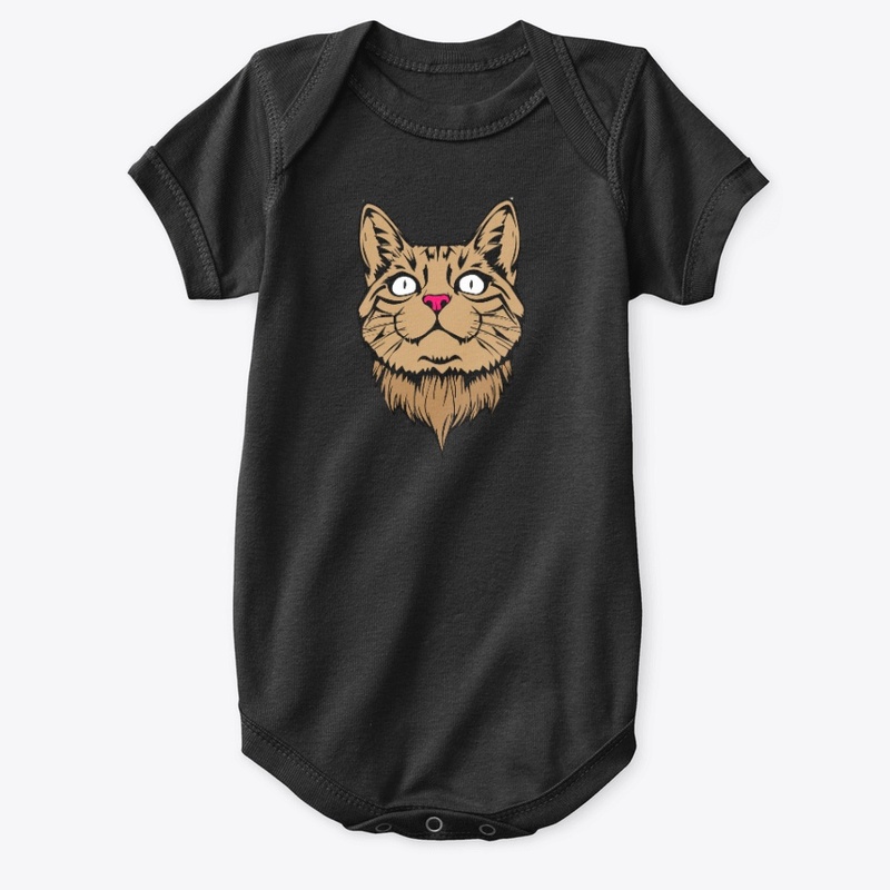cat head graphic