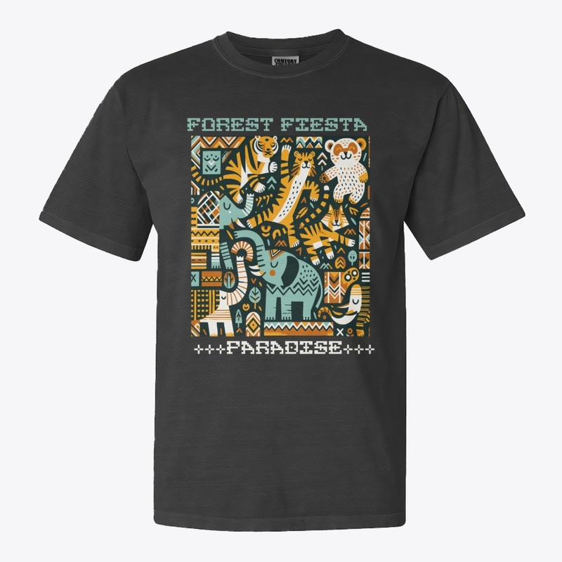 Cute Animal Forest Fiesta Paradise Merch