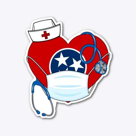 Tennessee  Nurse Standard Camiseta Front