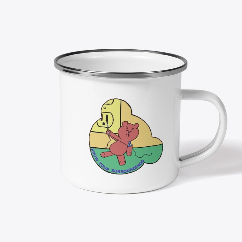 Know Your Surroundings Deady Bear Mug