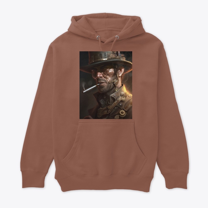 Futuristic, Steampunk Cowboy