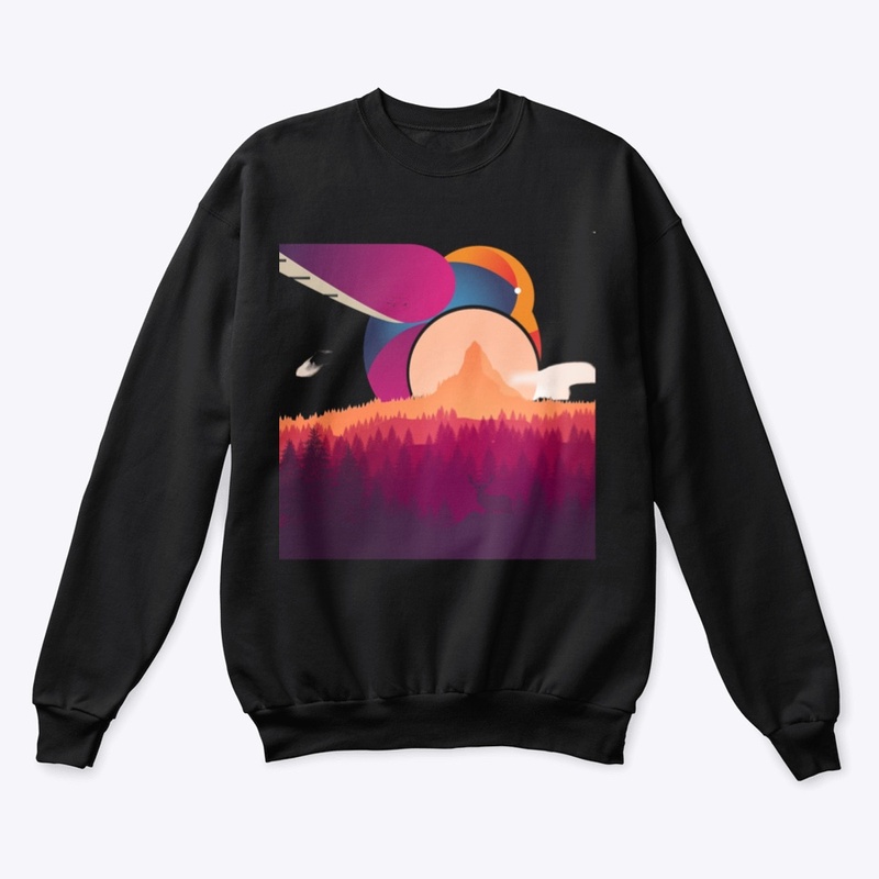 Setting Crescent Bird