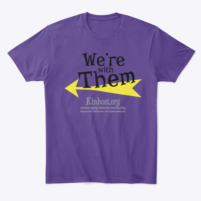 We're with Them DID Couples tee Match