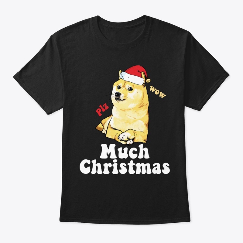Much Christmas - Doge Meme Slim Fit 