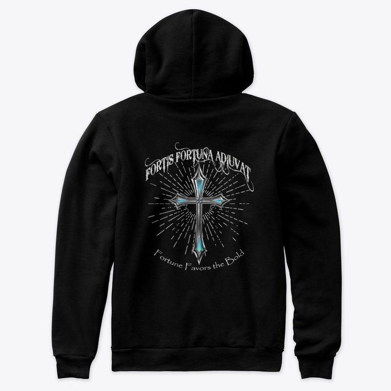 Fortis Fortuna Adiuvat - Metal Cross