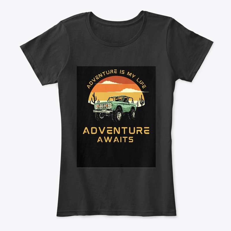 Car Adventure awaits,Take a hike tshirt 