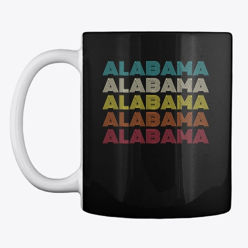 Alabama Vintage Sunset Pattern