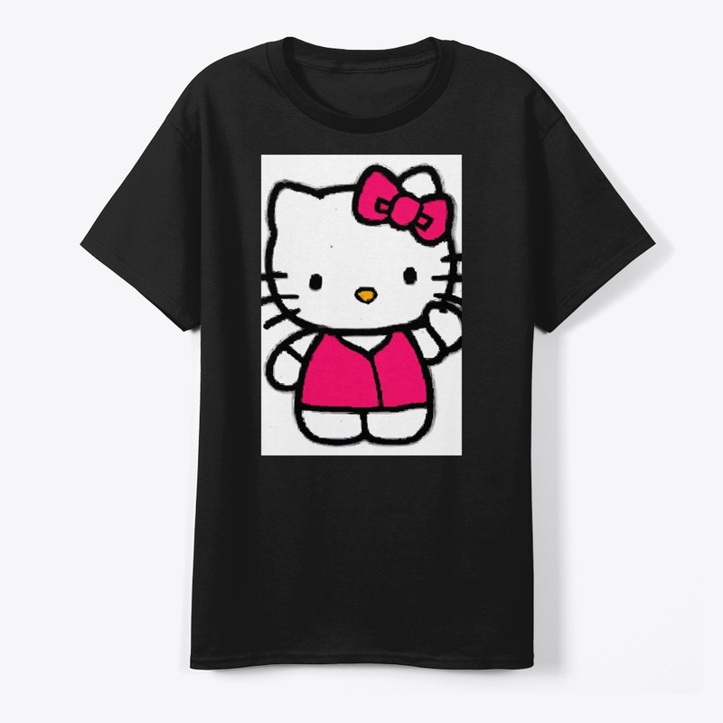A Cute cartoon snow girl 