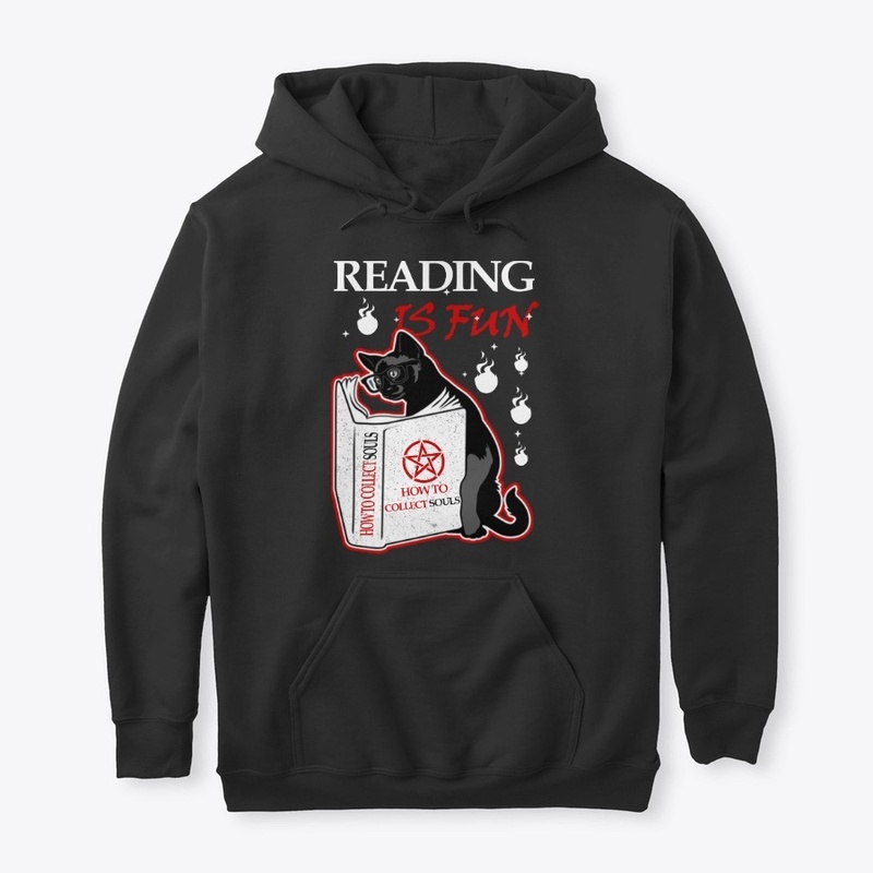 Shirt reading is fun cat lovers reader