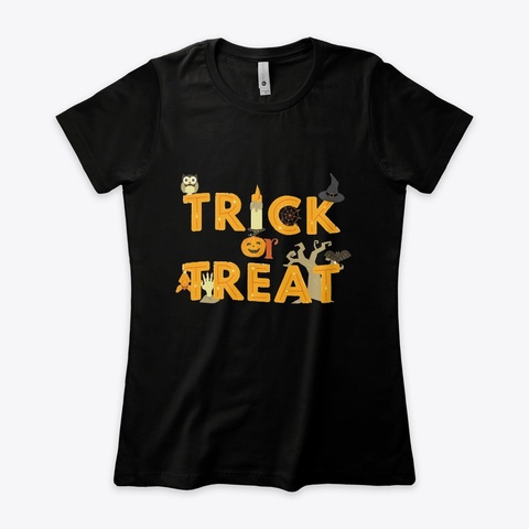 Graphic T Shirt   Halloween Shirt Black Kaos Front