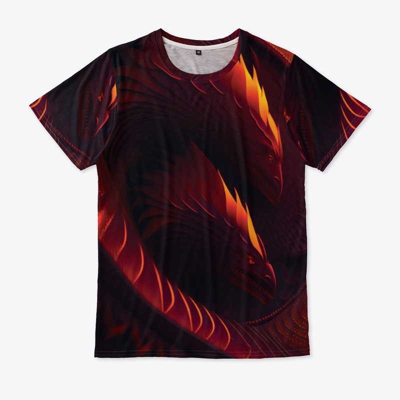 Flaming Twin Dragon