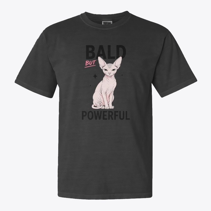 Bald But Powerful Sphynx Cat