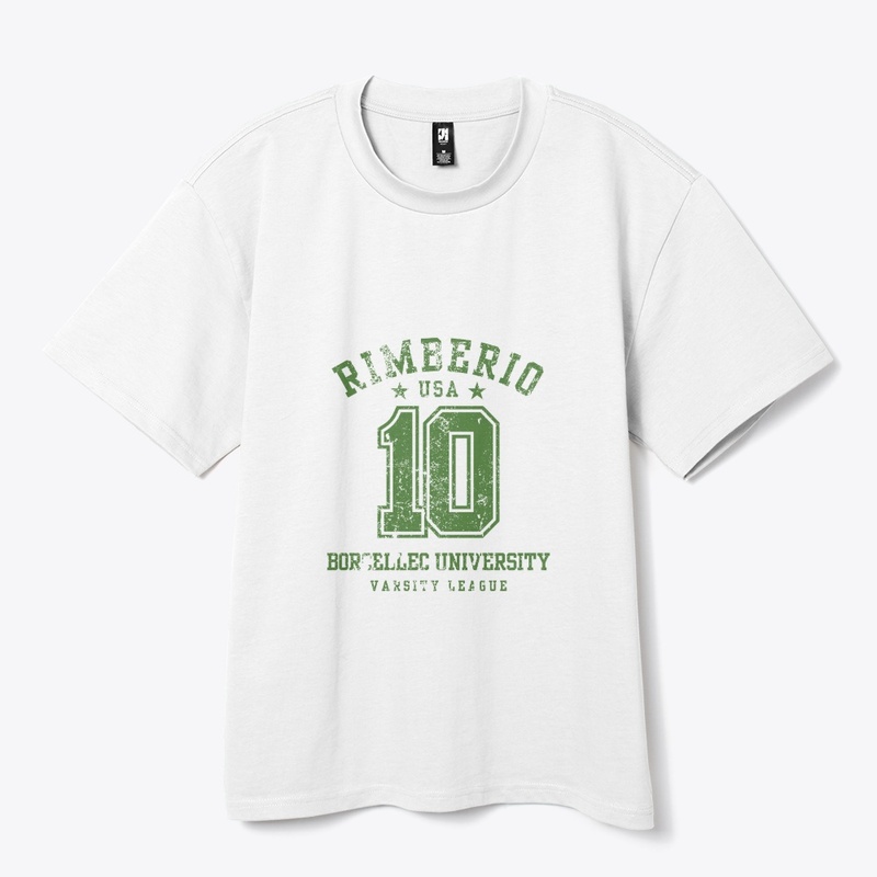 Green Grunge Number 10 Vircity T Shirt 