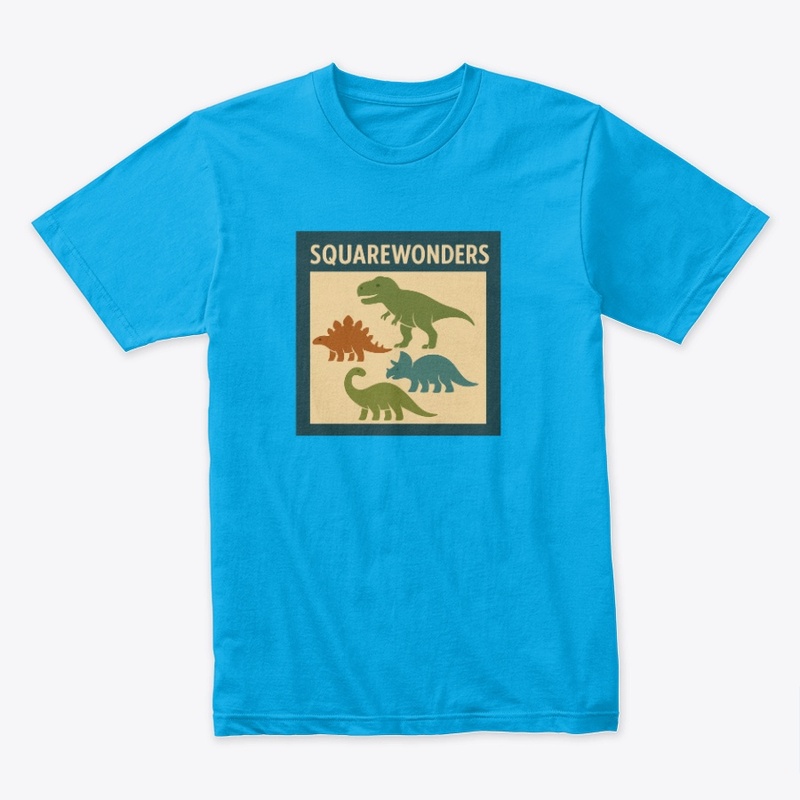 Squarewonders dinosaur badge