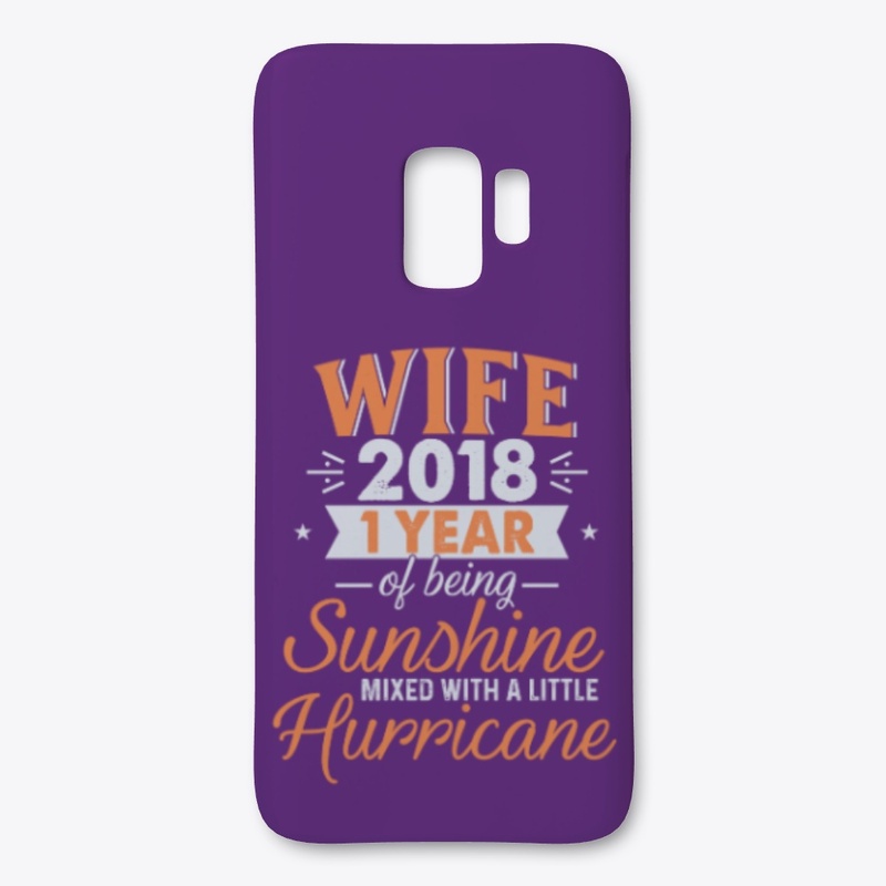 Wife Since 2018, 1 Year Wedding Gift