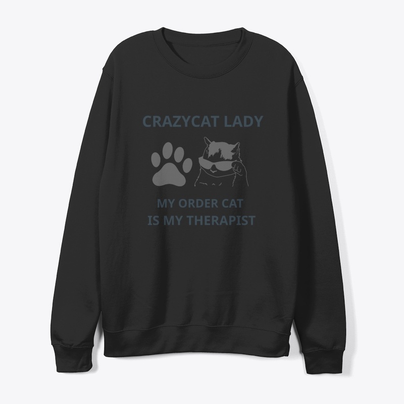 Purr-fect Therapy Cat Mom Tee