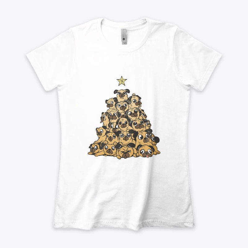 Pugs Christmas Tree