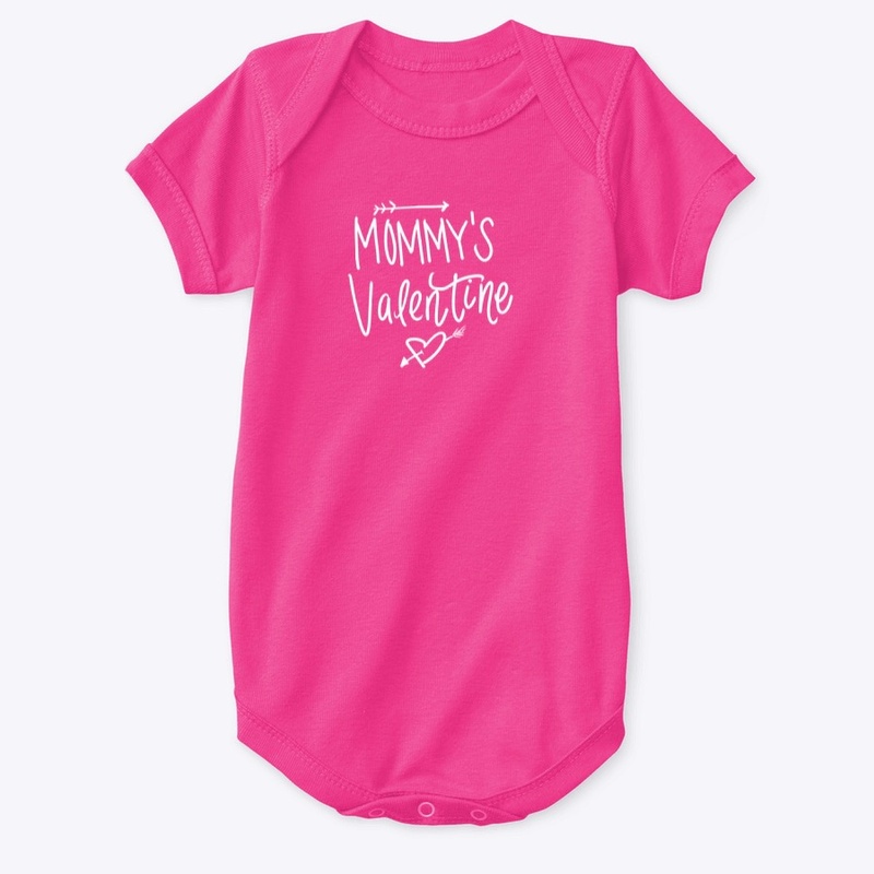 Mommy's Valentine Baby Onesie