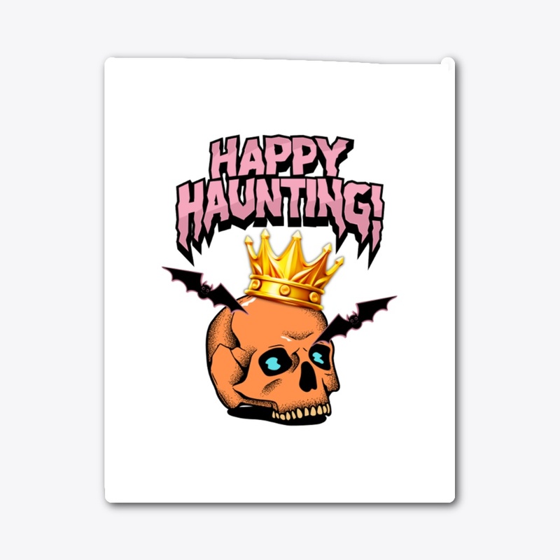 King Skull White Apparel & Accessories.