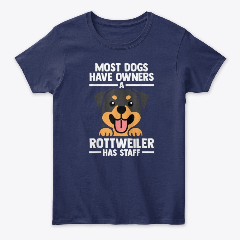 Rottweiler Has Staff