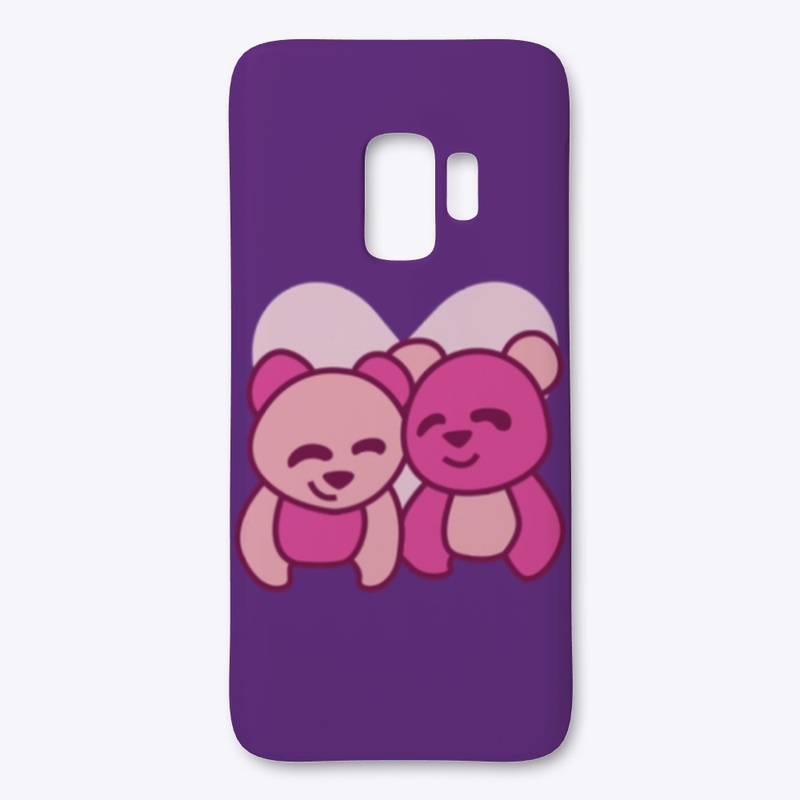 Cute Panda Love Phone covers