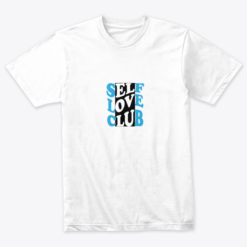 Self love club typography t shirt