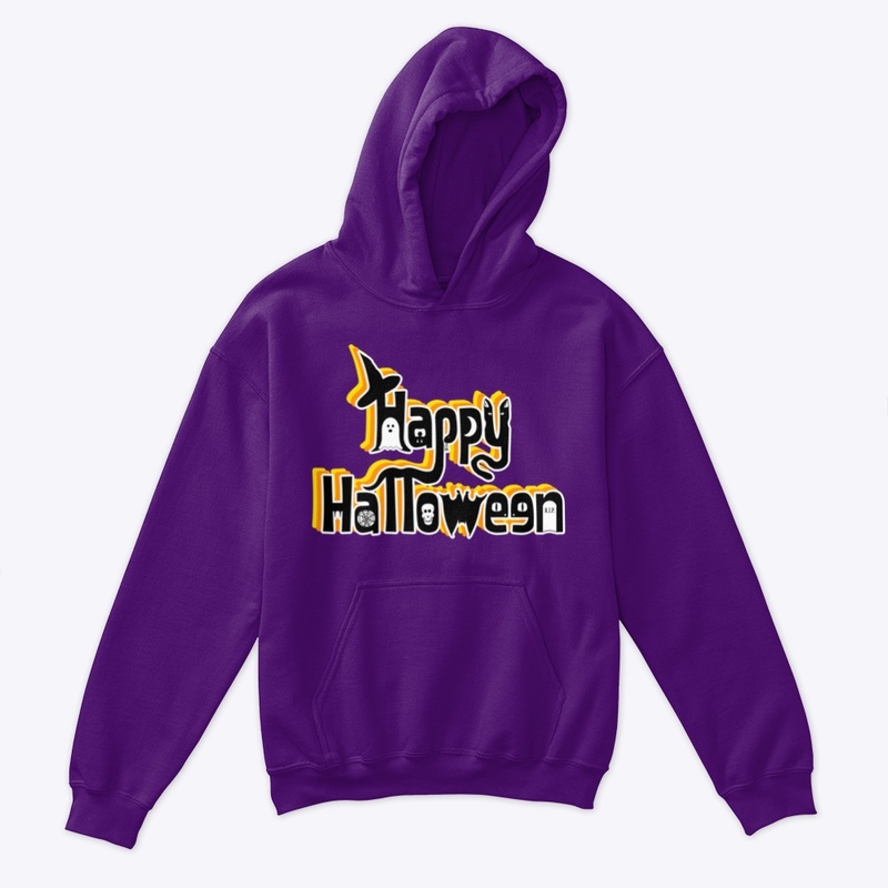 Happy Halloween with Candy Corn colors