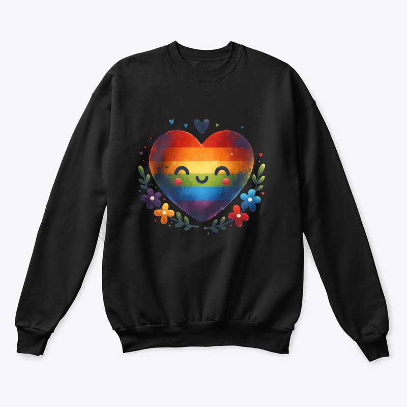 Folk Art Heart Pride Month LGBTQ