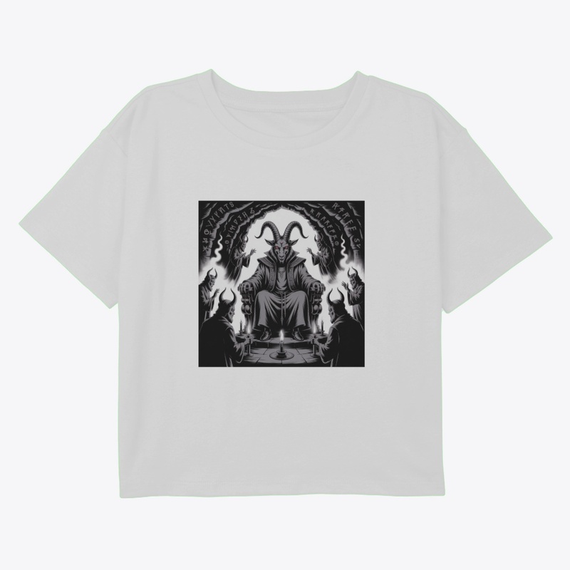 Dark Ritualwith Goat Demon and Cultists