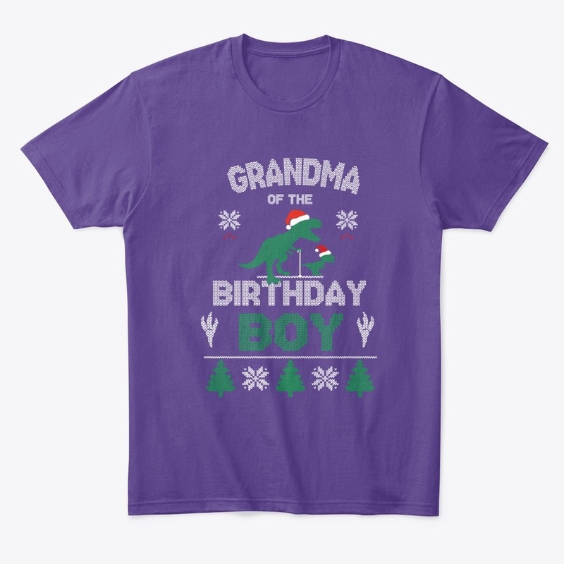Grandma of the Birthday Boy Matching T-R