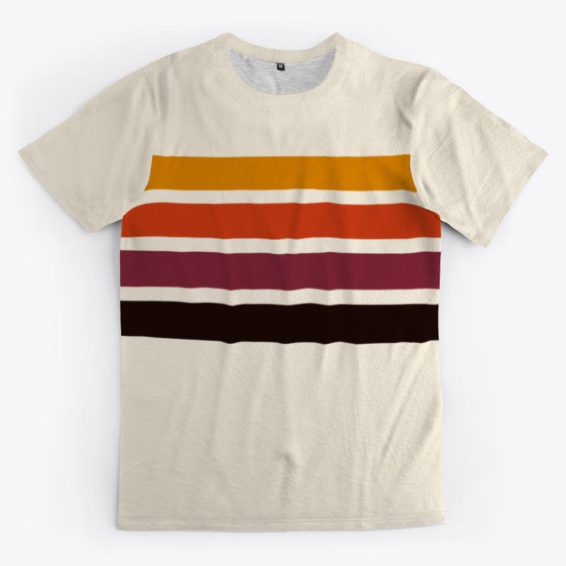 Classy 70s Style Retro Stripes