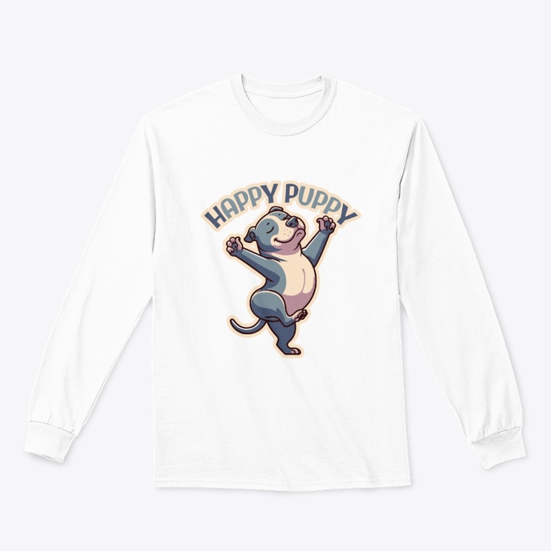 happy puppy - pitbull dance