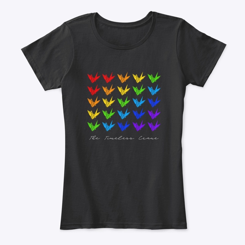 The Timeless Crane Large Origami Rainbow