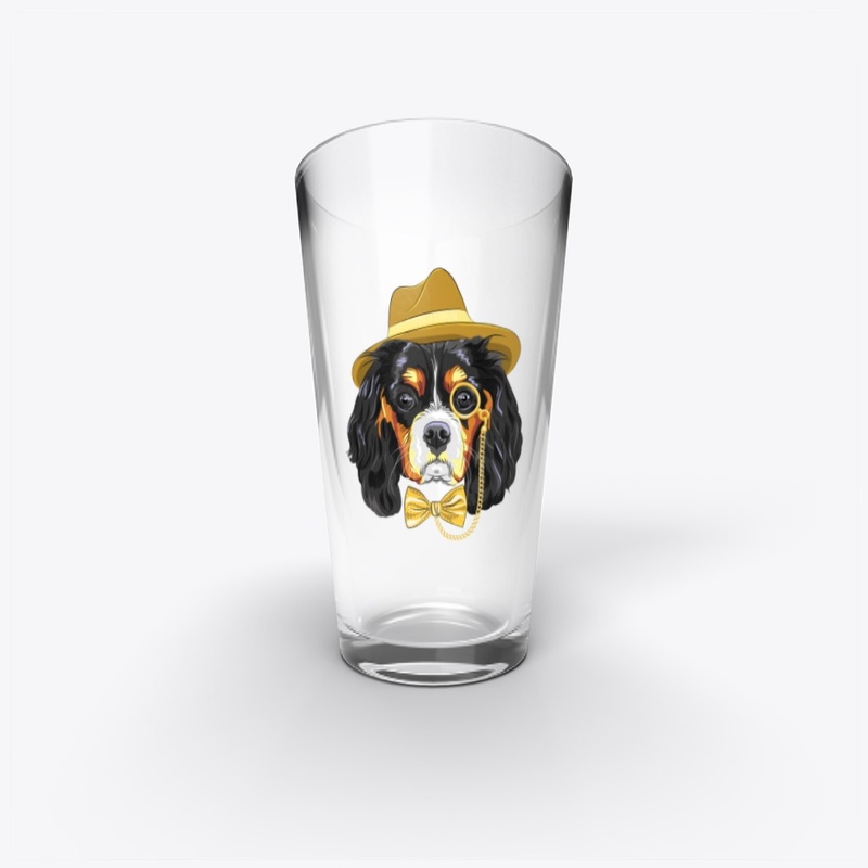 Funny Hipster Dog King IPhone Case