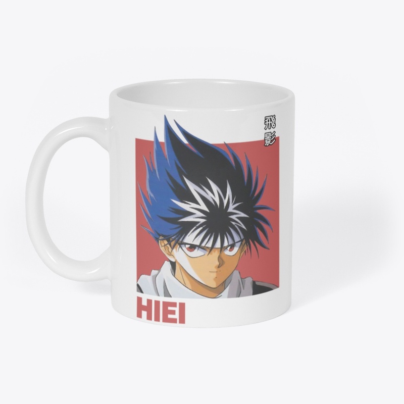 Hiei Dragon‑Flame Anime Tee