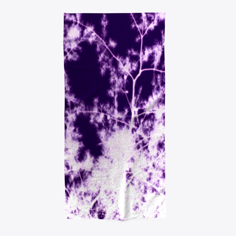 white on purple