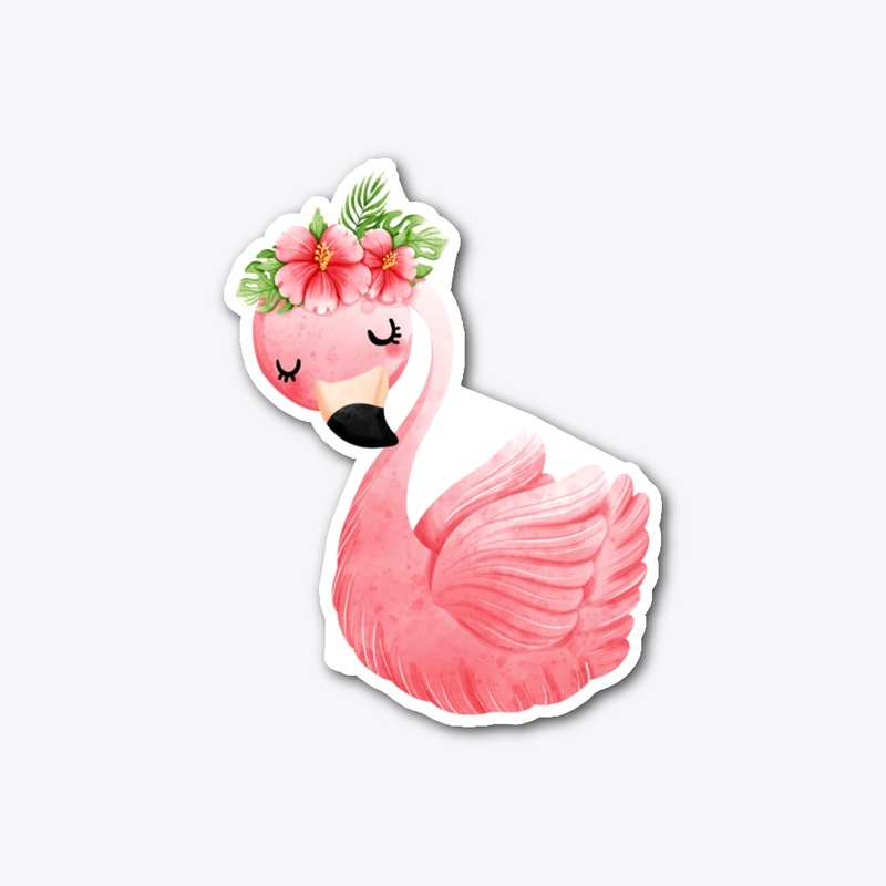 Stickers Flamingo