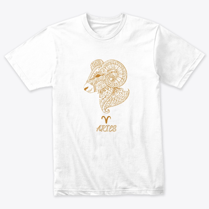 Aries Zodiac Sign Zen Art
