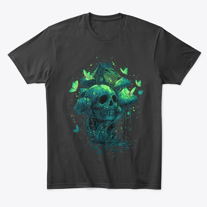 Glowing Skull Fairy Cottage