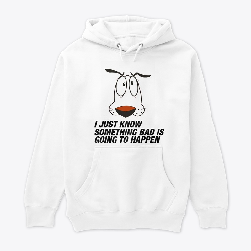 COURAGE THE COWARDLY DOG PRINTED T-SHIRT
