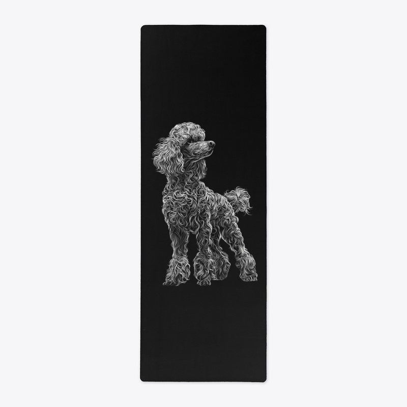 Elegant Poodle Line Dog